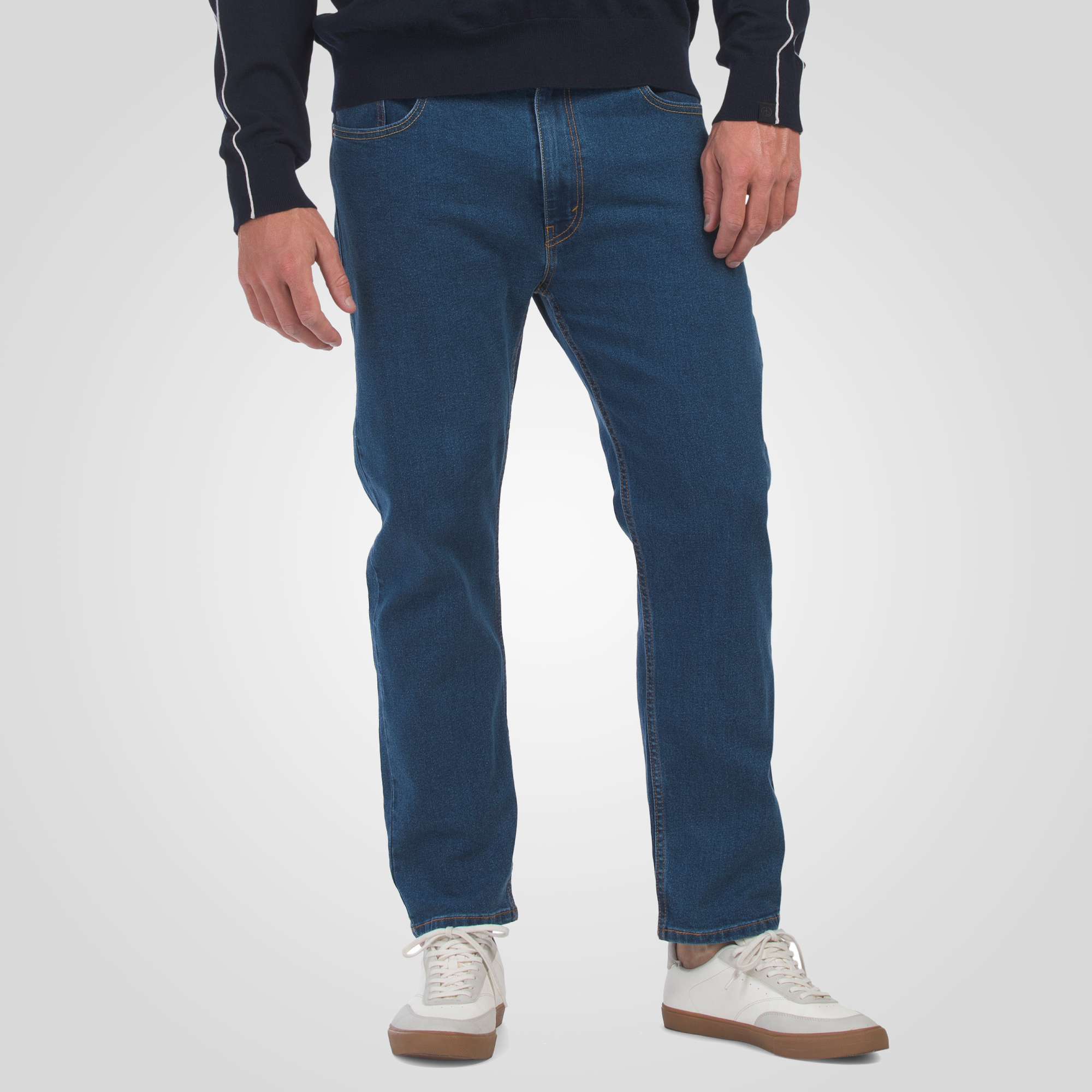 Оригінальні чоловічі джинси Levi’s 502 Taper Fit у кольорі Indigo, вид спереду