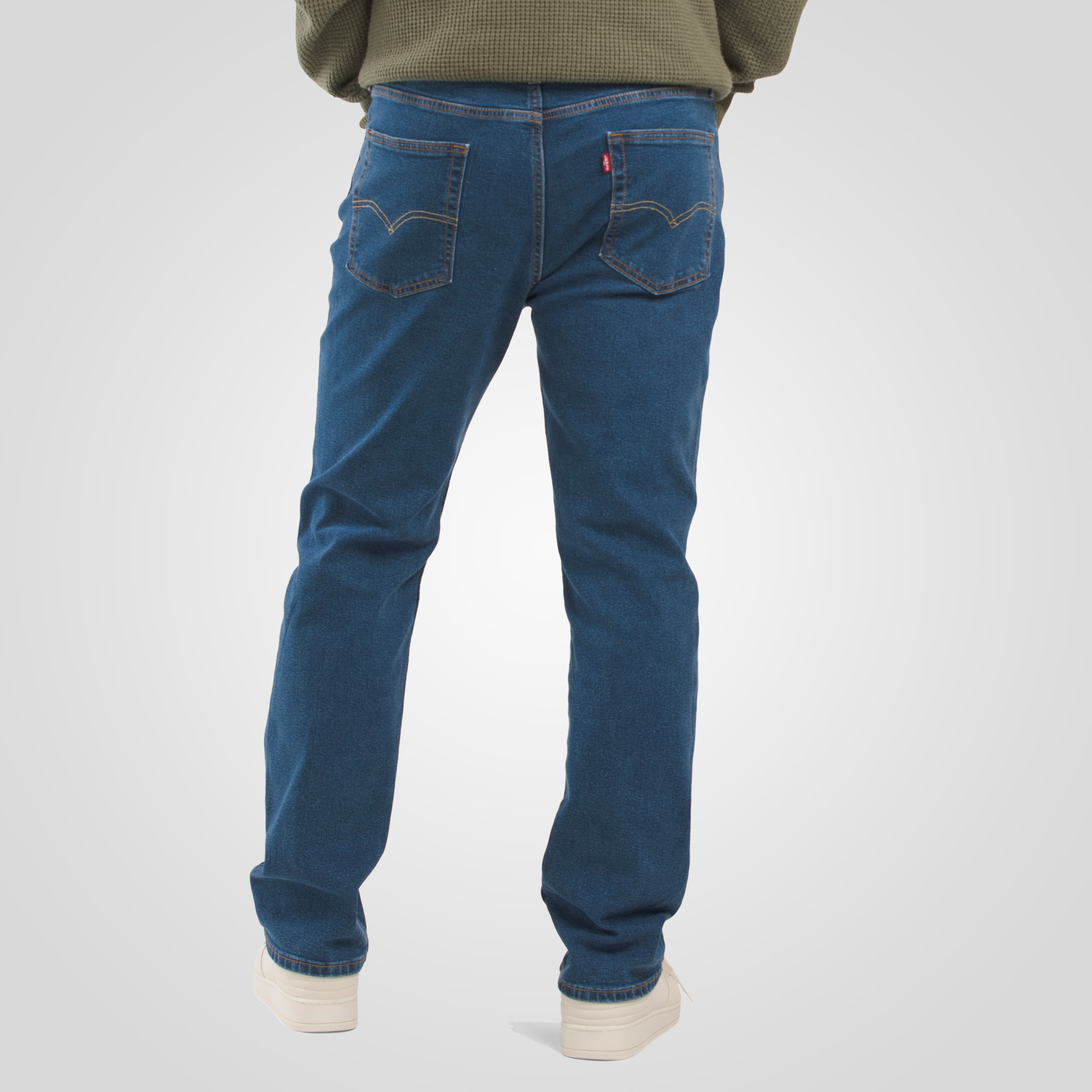 Оригінальні чоловічі джинси Levi’s 514 Straight Fit у кольорі Indigo, вид ззаду